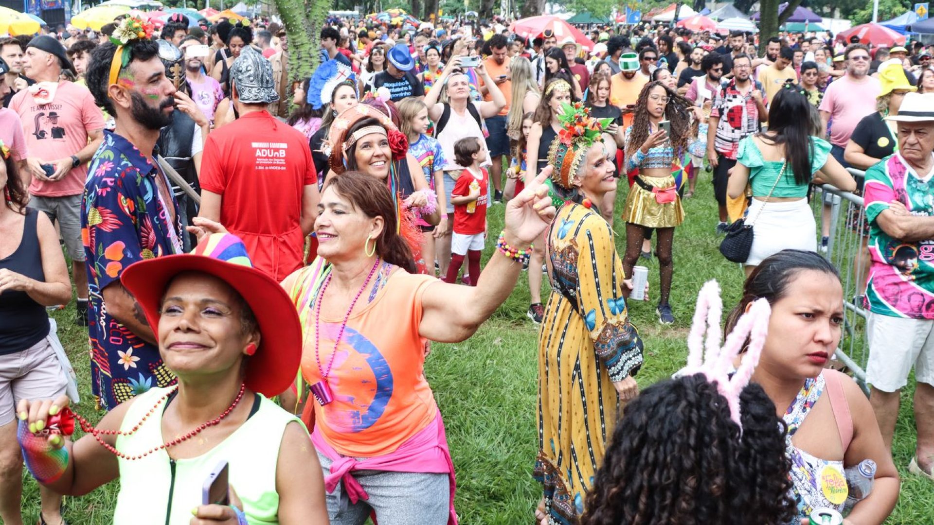 Mais de 70 blocos agitam o carnaval de rua em Brasília